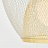 Подвесной светильник в скандинавском стиле с сетчатым плафоном MORANDI Золотой фото 10