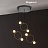 Подвесные светильники со стеклянными круглыми плафонами в кольцевом каркасе EXIST B фото 5