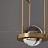 Серия люстр с шарообразными плафонами в прямоугольном каркасе из металла DIGHTON CH 3 лампы фото 7