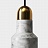 Серия подвесных светильников из мрамора JAZZ 3 плафона Золотой фото 3