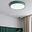 Светодиодные плоские потолочные светильники KIER 60 см  Зеленый фото 8