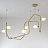 Люстра Palindrome 2 Light LED Chandelier from Rich Brilliant Willing фото 4