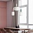 Светильники с матовыми стеклянными плафонами IRIS РозовыйA фото 22