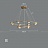 Серия подвесных кольцевых люстр с плафонами из цельных стеклянных сфер со структурой воздушных пузырьков WALSH фото 5