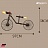 Светильник велосипед фото 6