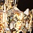 Серия дизайнерских люстр с каскадным абажуром из рельефных хрустальных подвесок геометрической формы SIMONETTA B фото 5