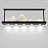 Дизайнерская пейзажная потолочная люстра MOUNT Теплый свет150 см   фото 8