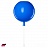Детский светильник воздушный шар 35 см  Зеленый фото 2