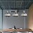 Стеклянный подвесной светильник в стиле модерн LITA Серый фото 9